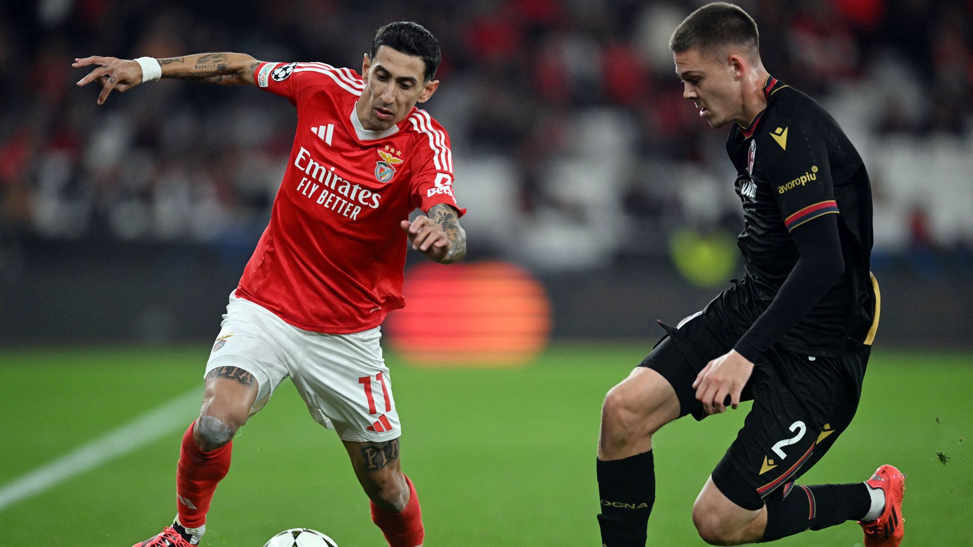 Di Maria Holm Benfica Bologna