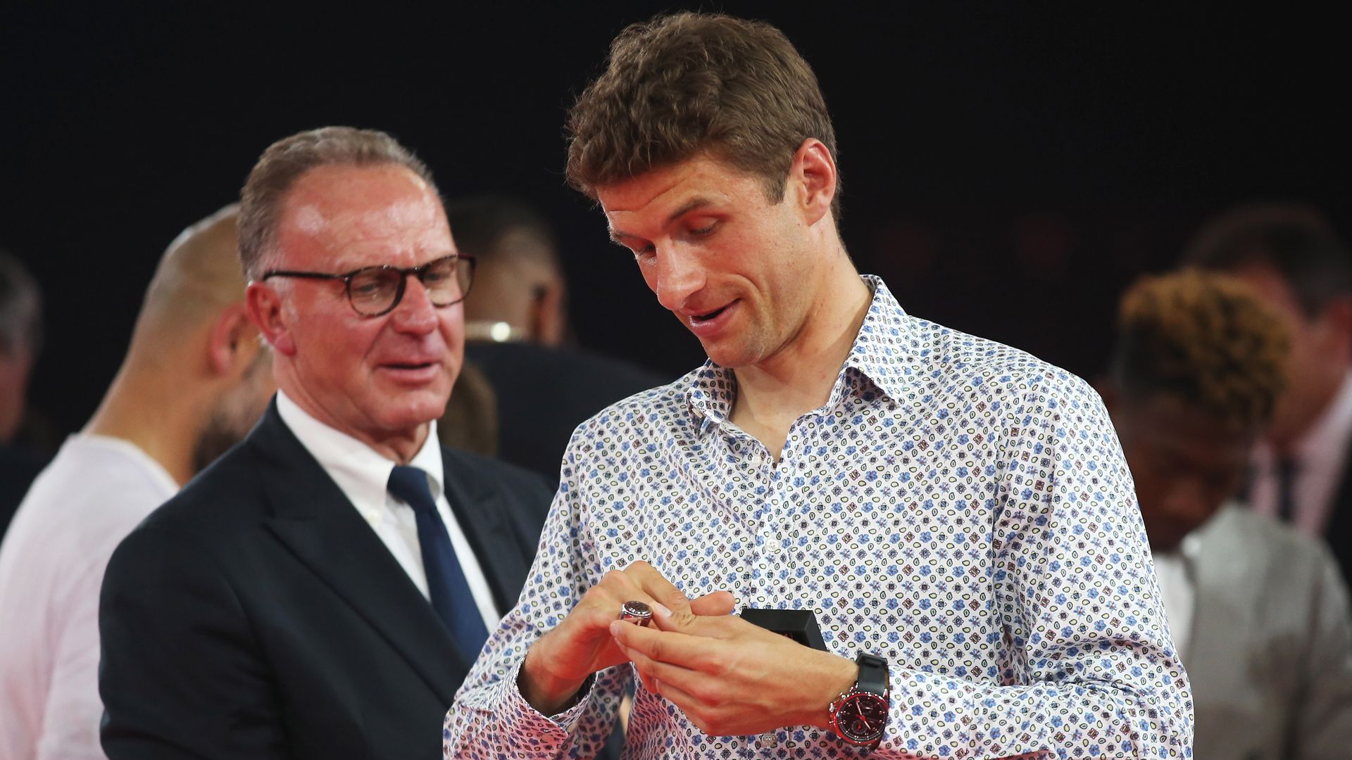 Karl-Heinz Rummenigge, Thomas Müller, FC Bayern München, 05132017