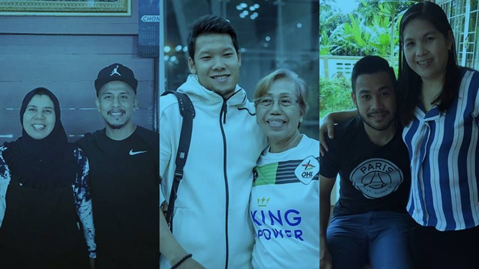 12 สิงหาคม : รวมภาพประทับใจนักฟุตบอลบอกรักแม่