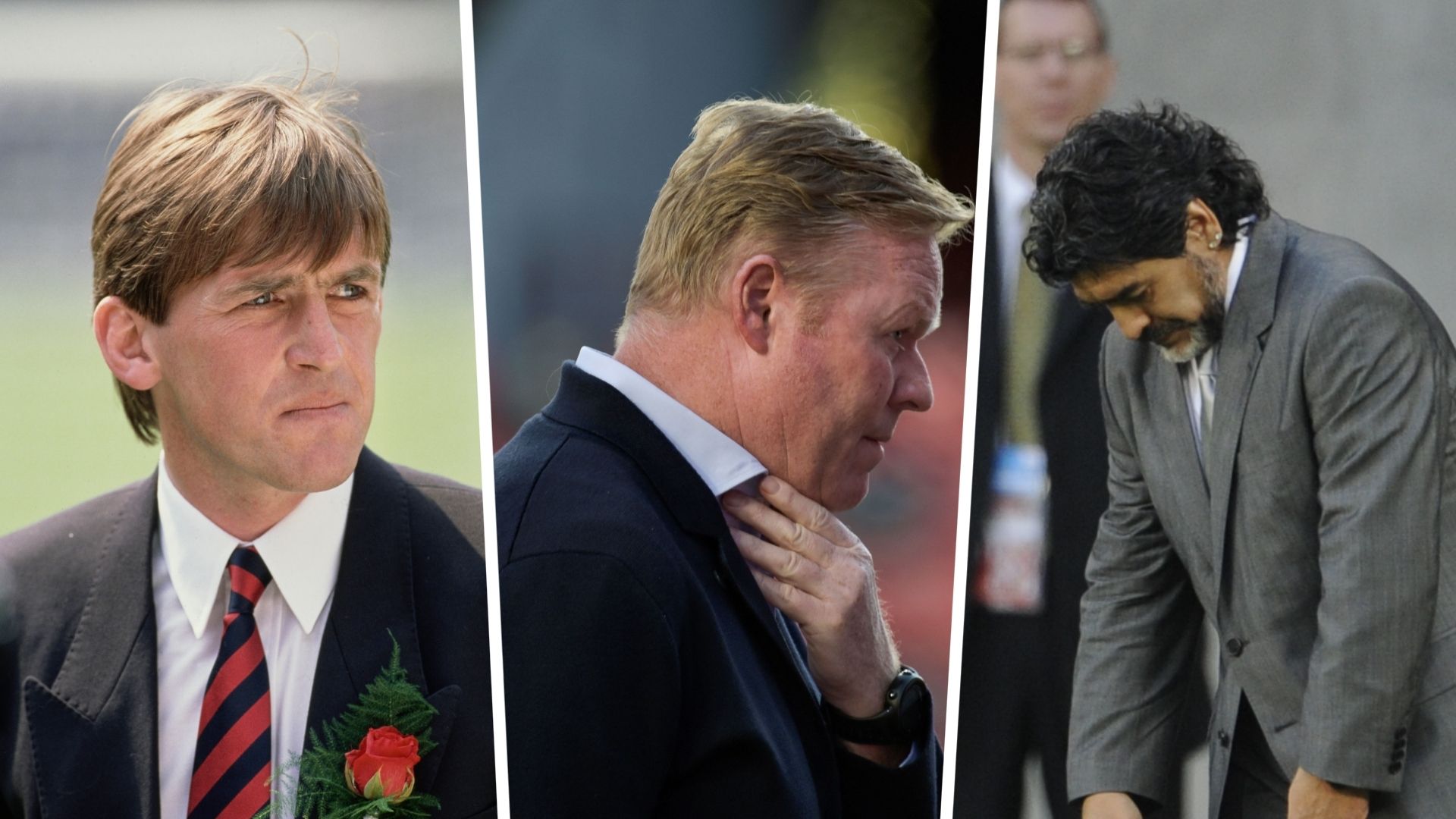 Kenny Dalglish - Ronald Koeman - Diego Maradona