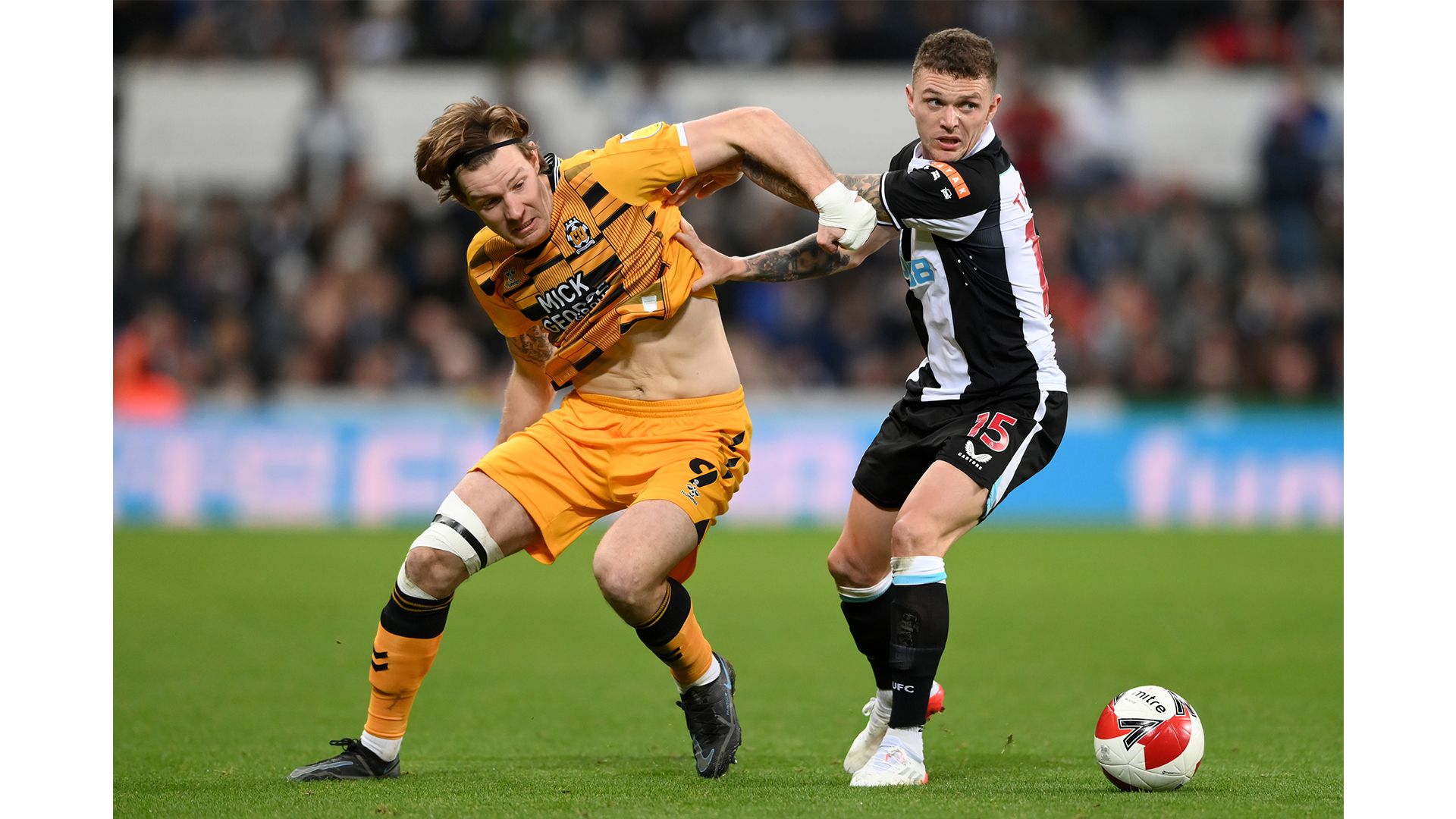 Kieran Trippier Joe Ironside Newcastle United Cambridge United
