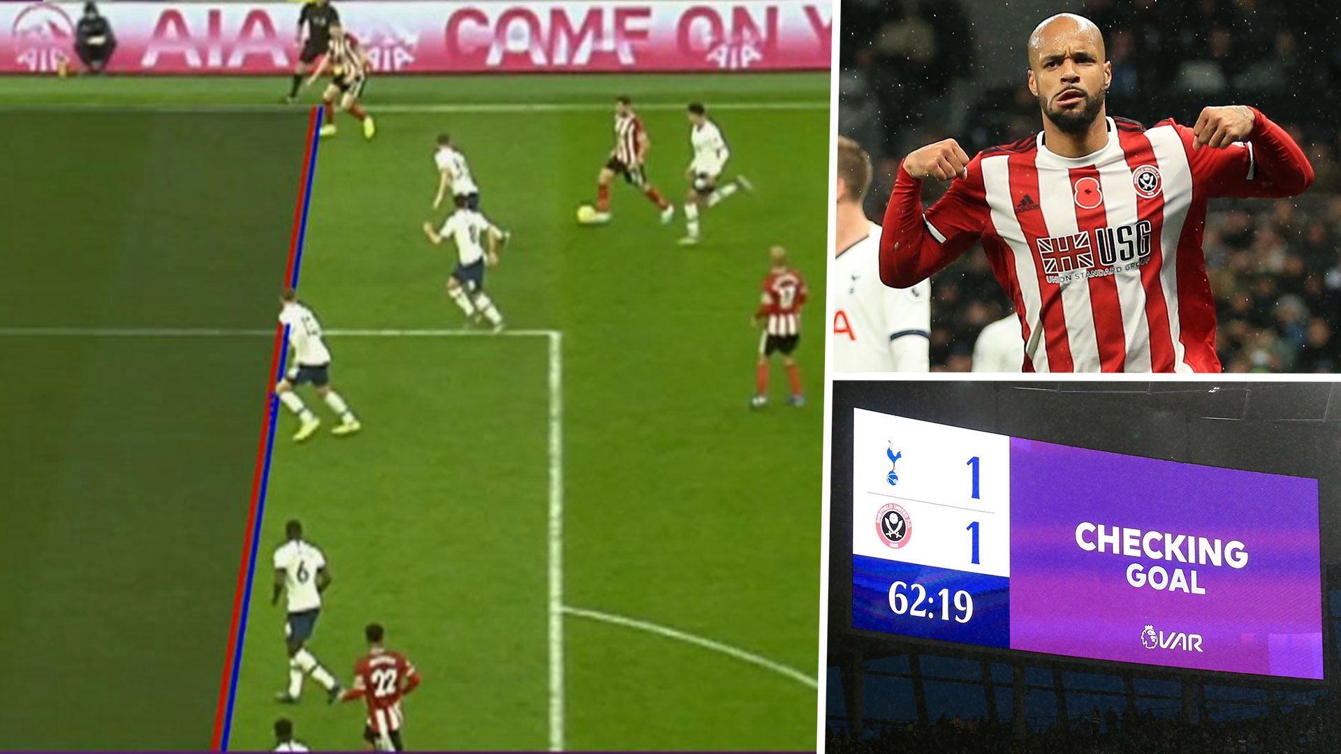 VAR Sheffield United Tottenham