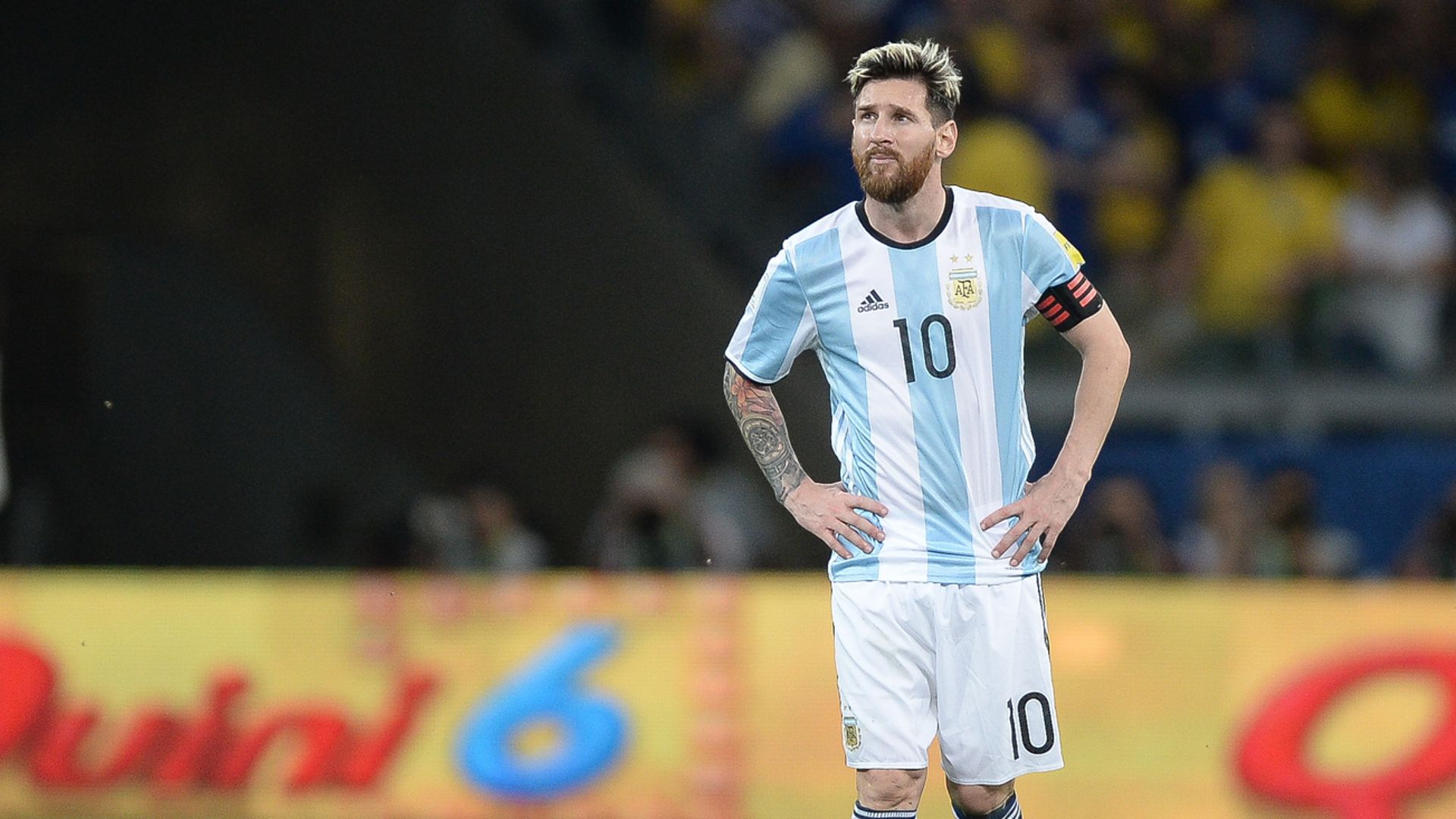 Messi Brasil Argentina Eliminatorias 2018 10112016