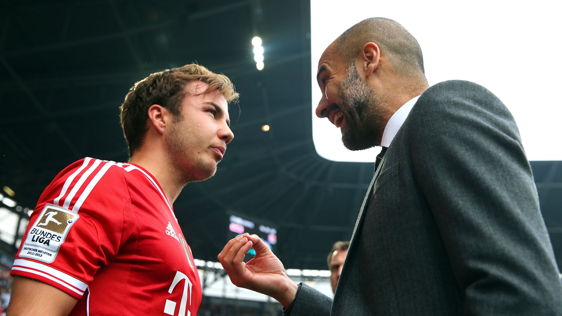 Mario Götze Pep Guardiola Bayern München 05042014