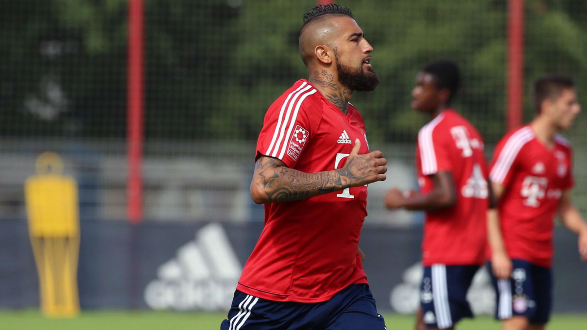 Arturo Vidal, entrenamiento Bayern 29072017