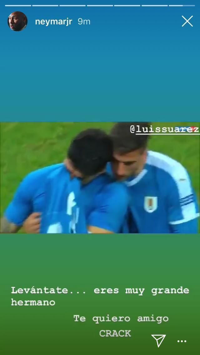 GFX Neymar Suarez Uruguai Copa América
