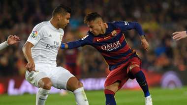 Neymar FC Barcelona Casemiro Real Madrid