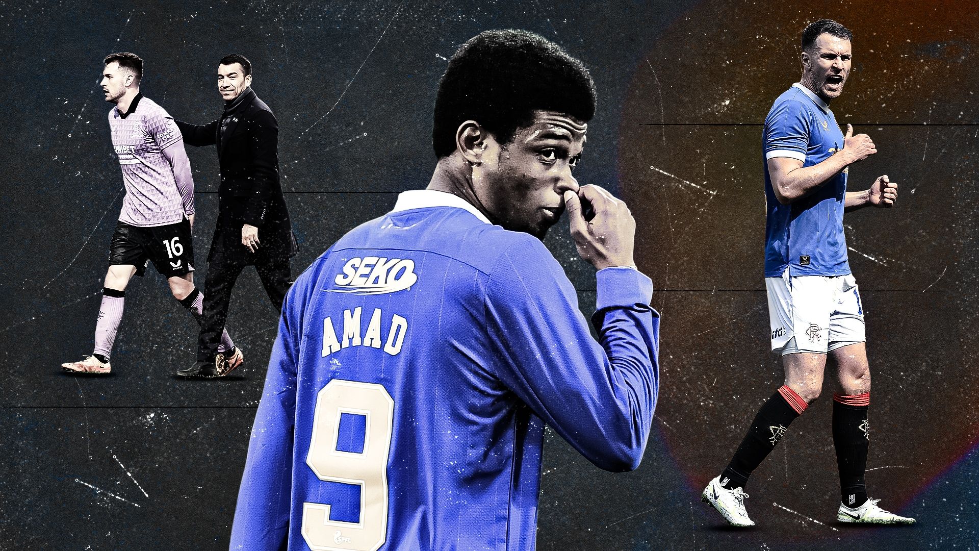 Amad Aaron Ramsey Rangers Europa League GFX