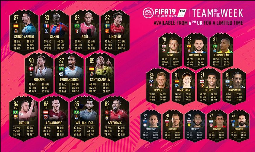 Totw 17 FIFA 19
