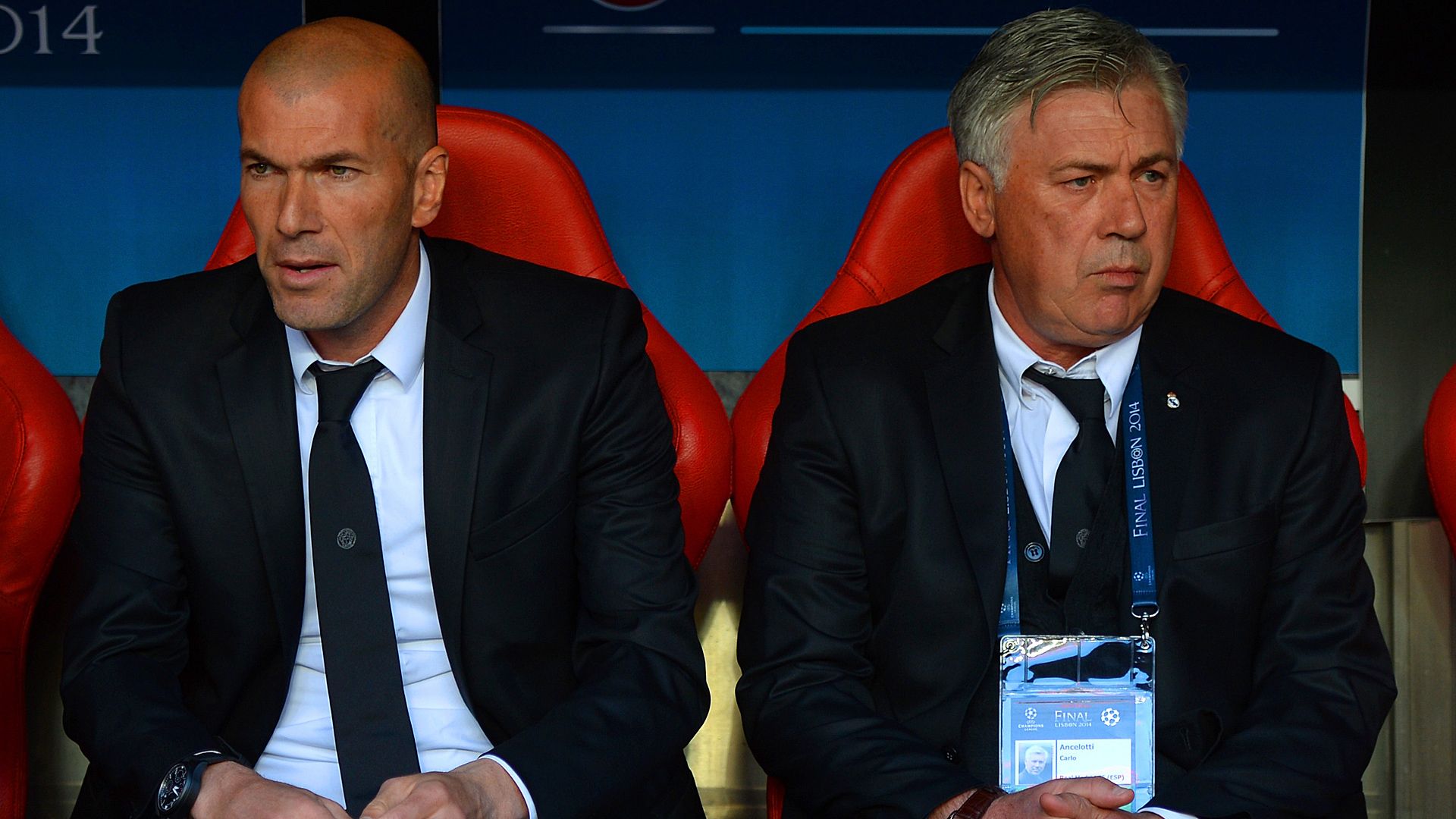 Zinedine Zidane Carlo Ancelotti Real Madrid 05242014