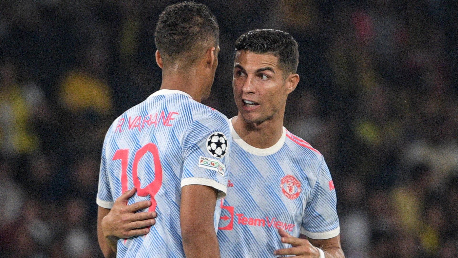 Cristiano Ronaldo Raphael Varane Manchester United 2022-23