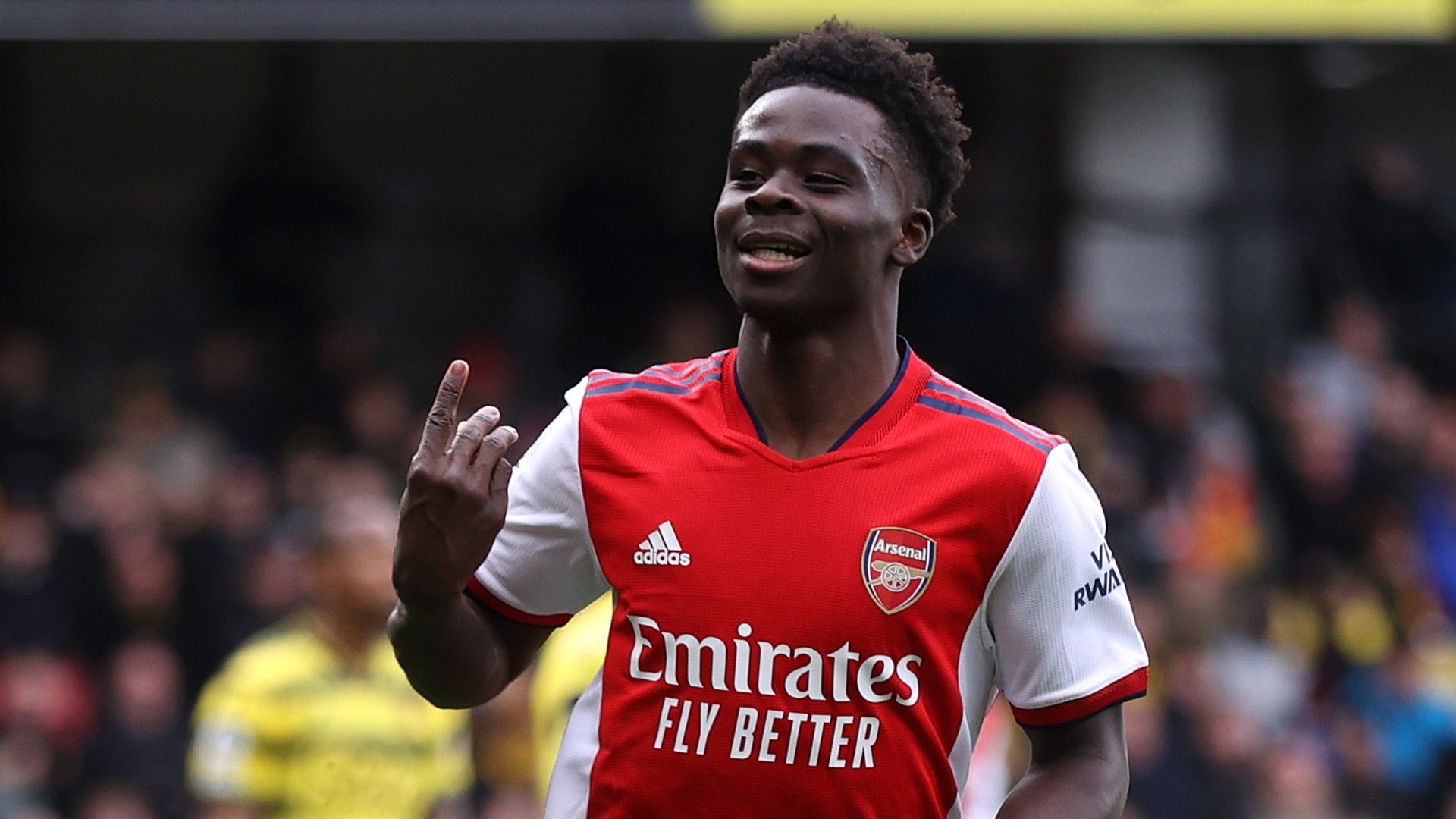 Bukayo Saka Arsenal Watford 2021-22