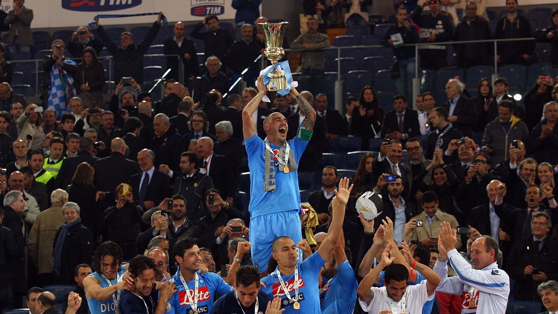 Paolo Cannavaro Coppa Italia 2012 Napoli Juventus