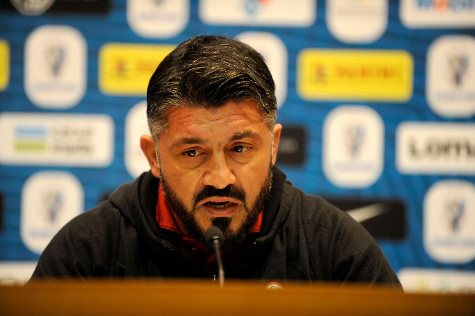Gennaro Gattuso Juventus Milan press conference