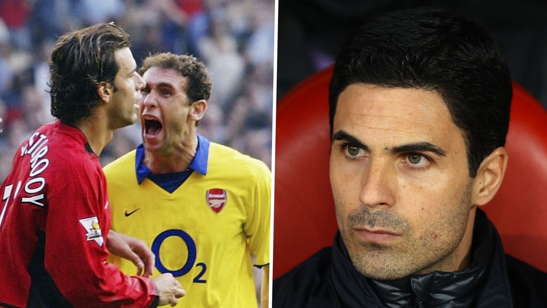 Mikel Arteta Arsenal Manchester United Ruud van Nistelrooy Martin Keown