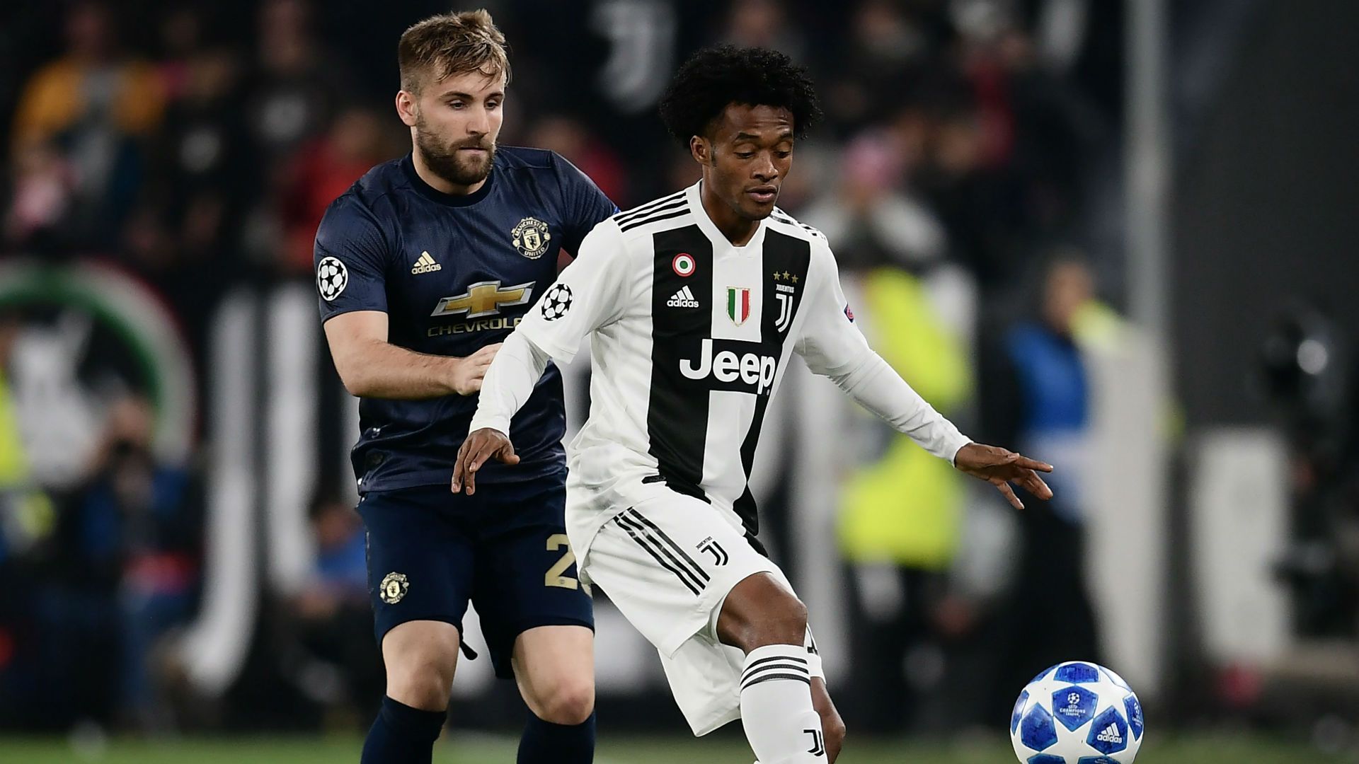 Juan Cuadrado Juventus Manchester United Champions League 07112018