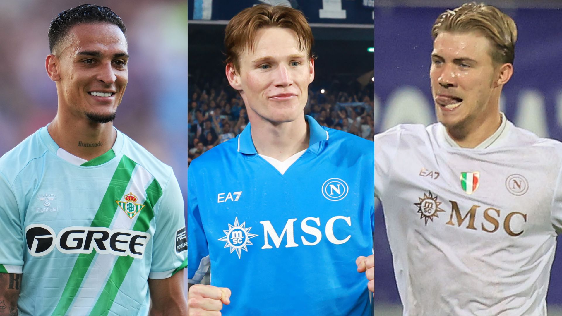 Antony Scott McTominay Rasmus Hojlund