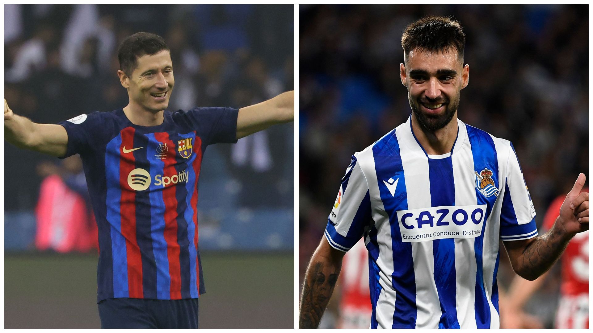 Lewandowski Brais Méndez Barcelona Real Sociedad Copa del Rey