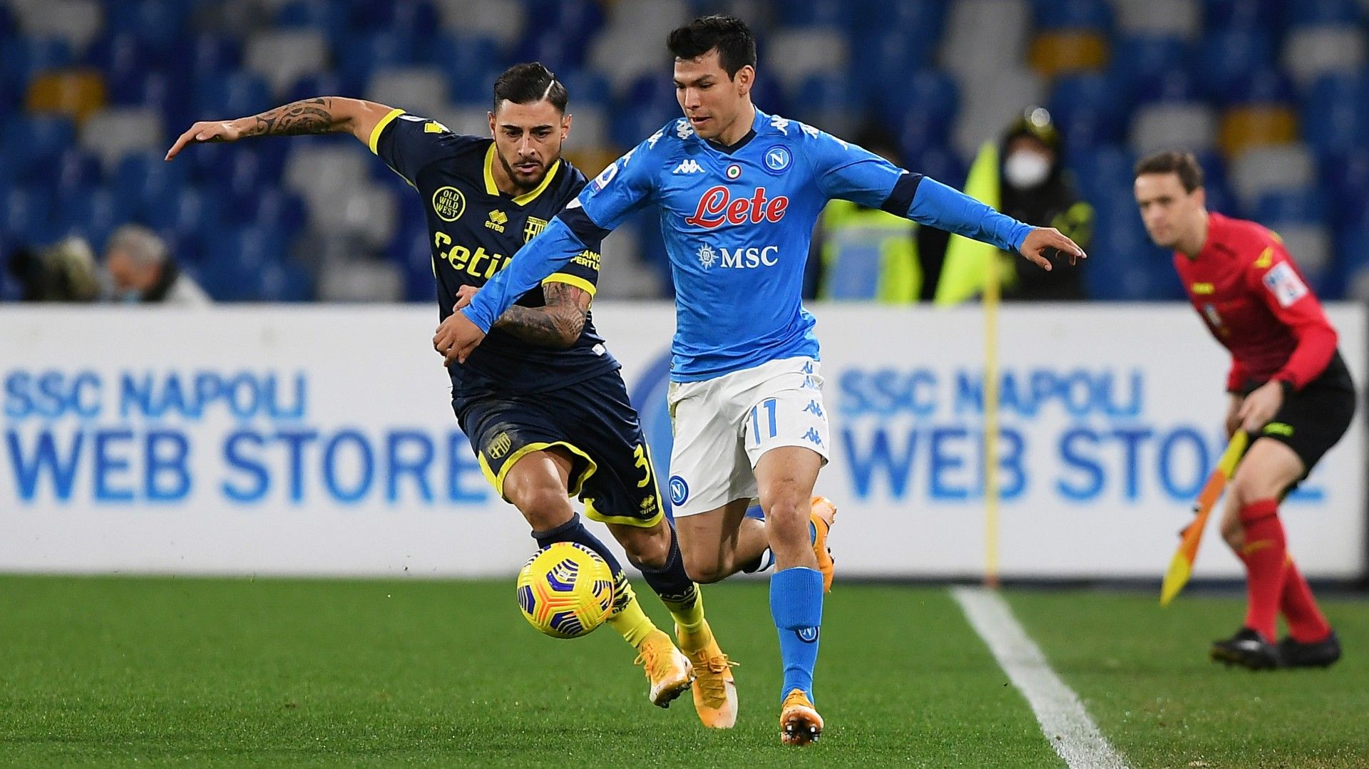 Hirving Lozano Napoli Parma