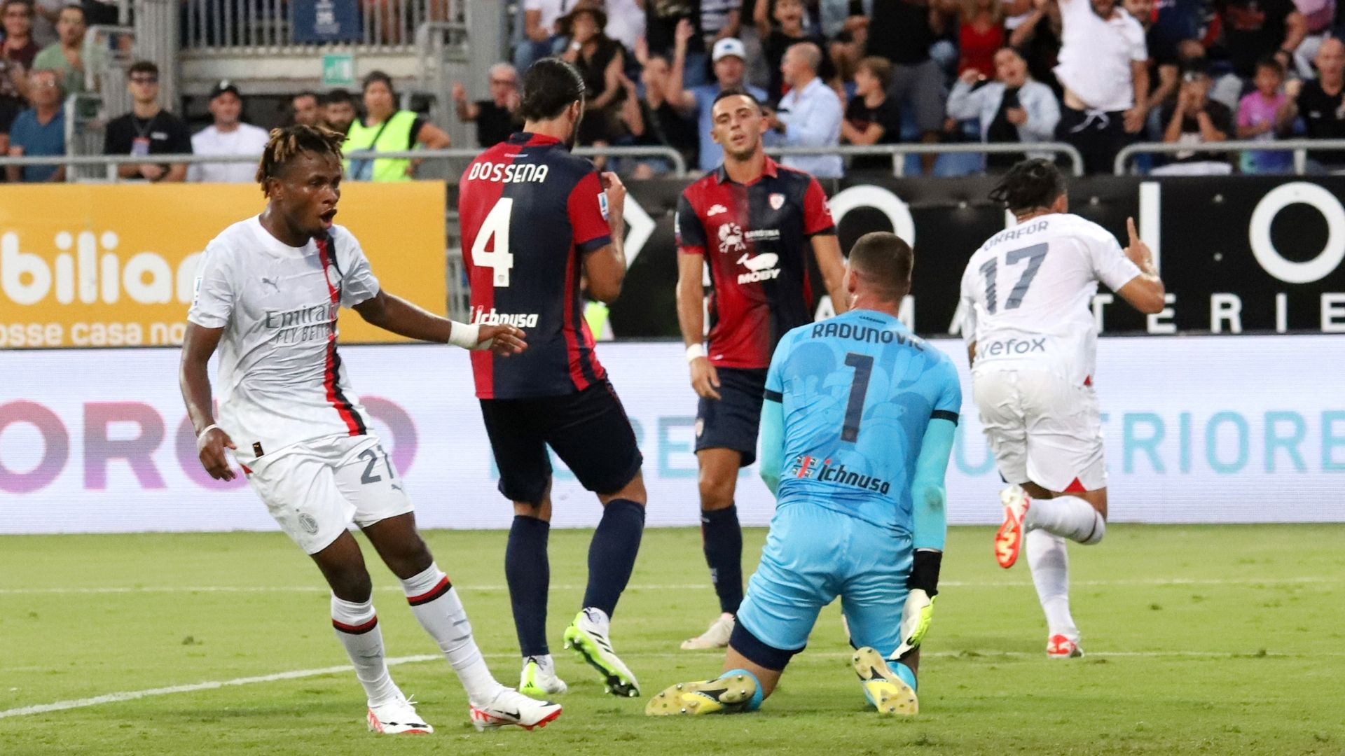 Okafor Cagliari Milan