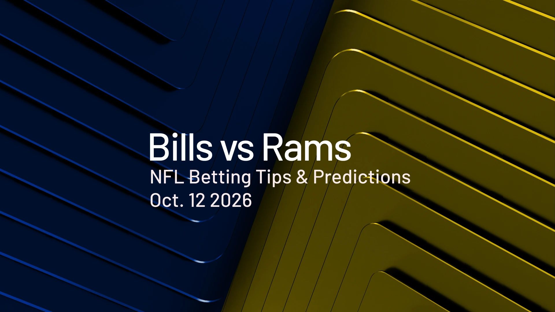 bills vs rams predictions - week 5