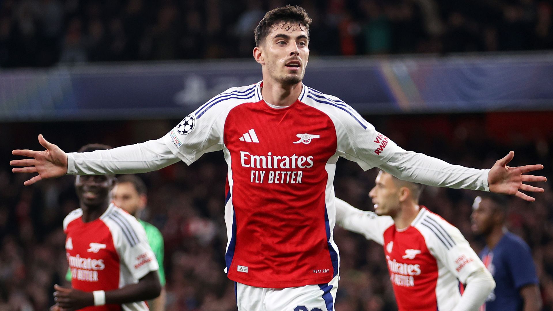 Kai Havertz Arsenal PSG 2024-25