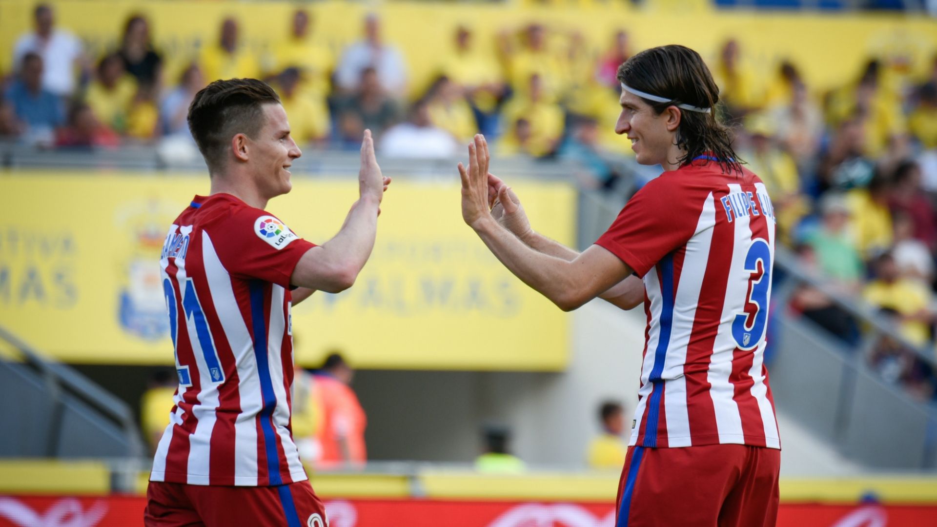 Kevin Gameiro Filipe Luis Las Palmas Atletico LaLiga 29042017