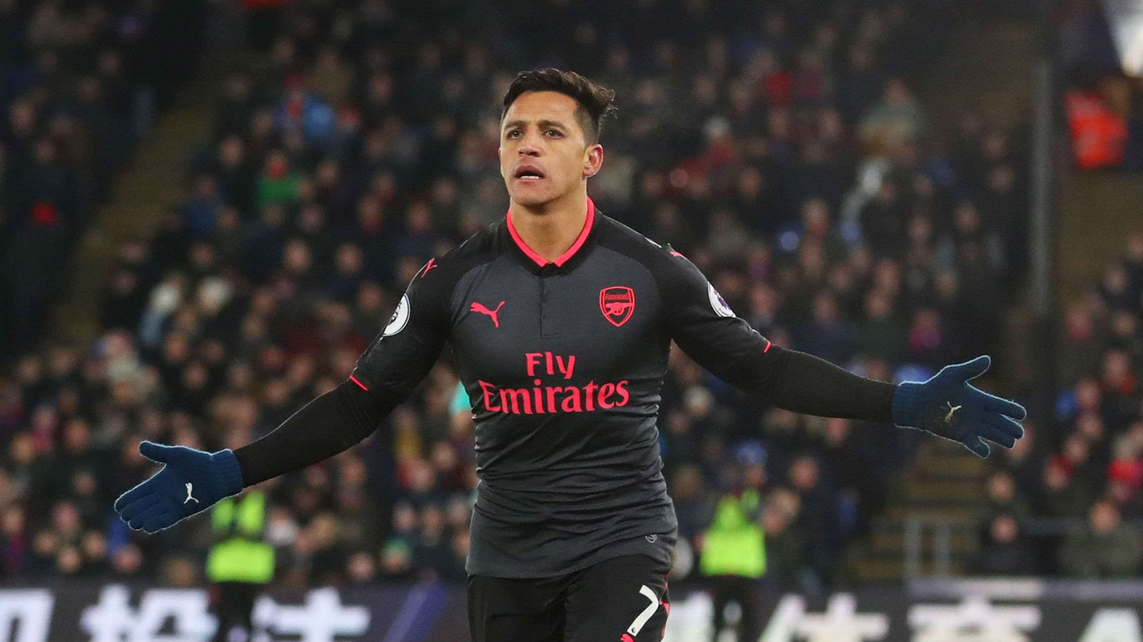 Alexis Sanchez Arsenal Crystal Palace