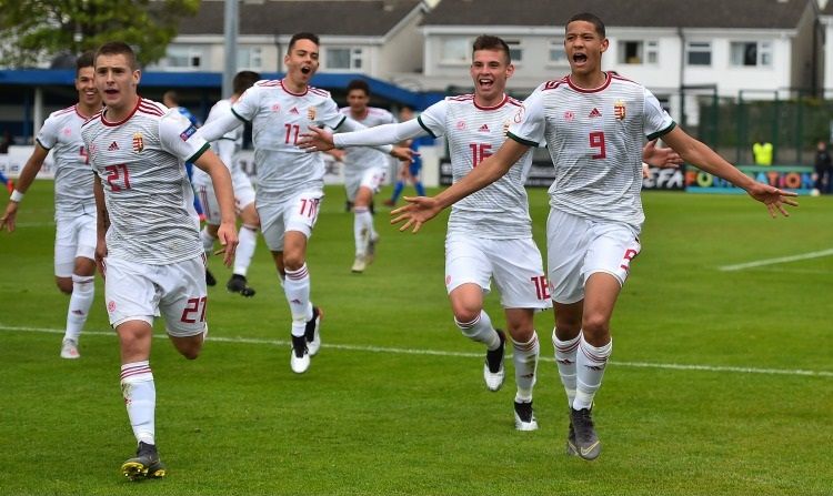 Németh András Komáromi György magyar u17-es válogatott