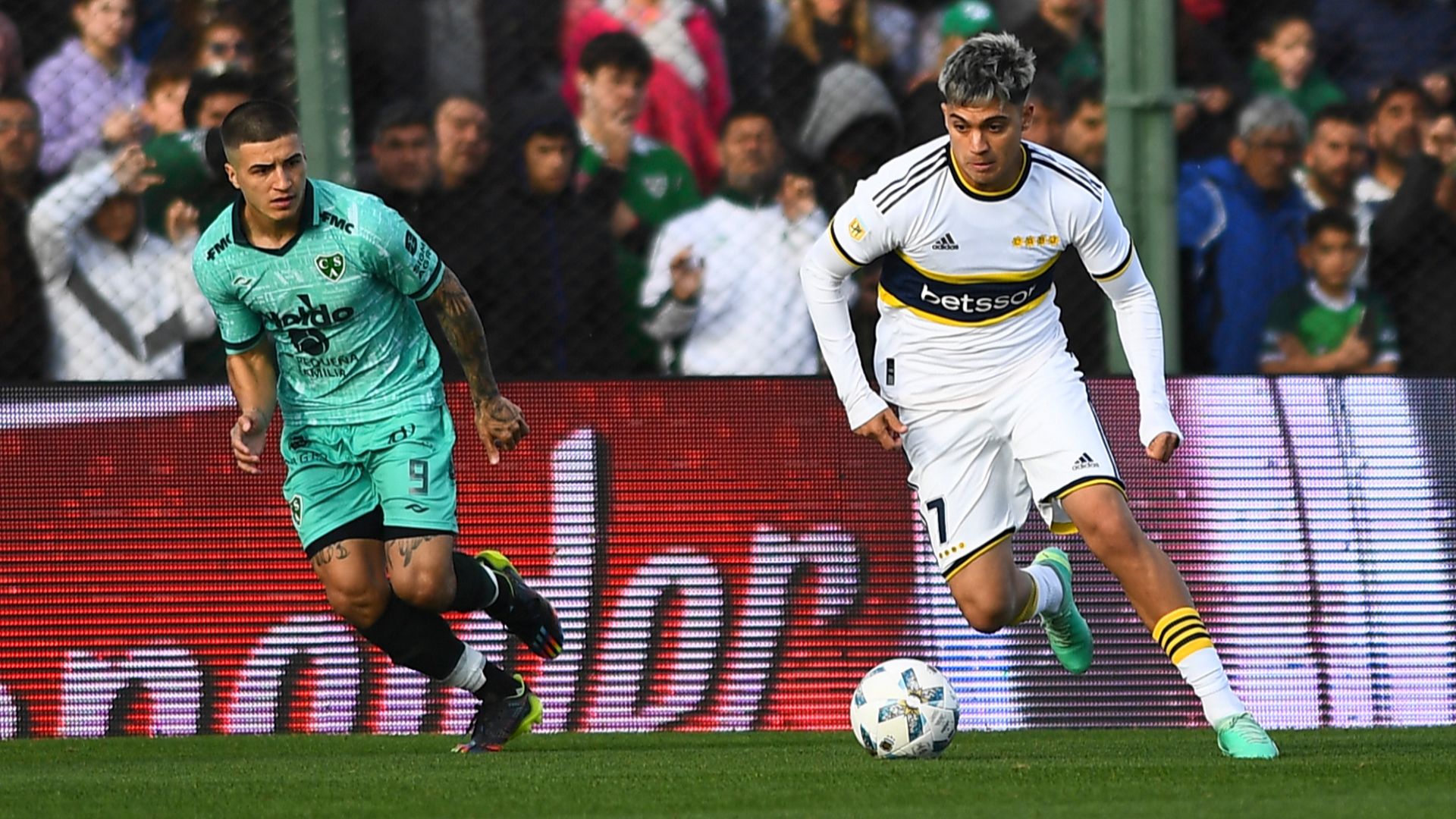 Exequiel Zeballos Boca Sarmiento Copa de la Liga 27082023