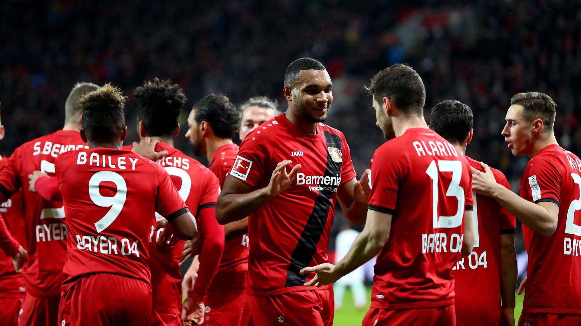 Leverkusen Bremen Tah Alario 13122017