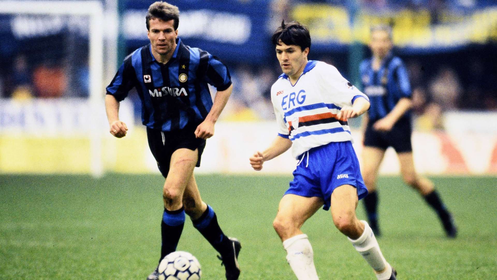 ONLY GERMANY Lothar Matthaus Fausto Pari Inter Sampdoria 1990
