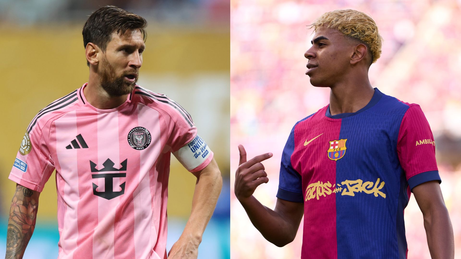 Lionel Messi Lamine Yamal