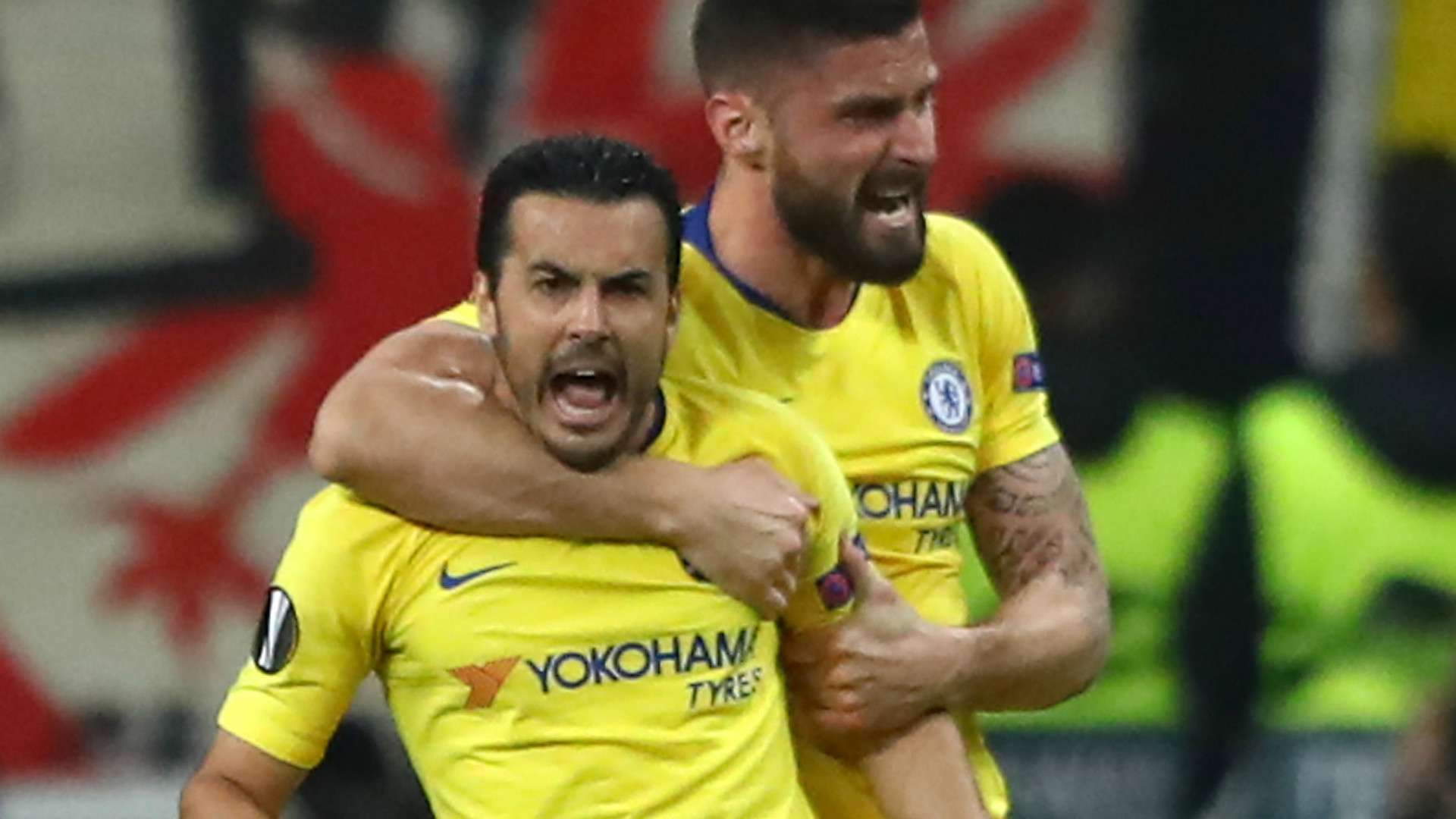 PEDRO OLIVIER GIROUD CHELSEA EUROPA LEAGUE 02052019