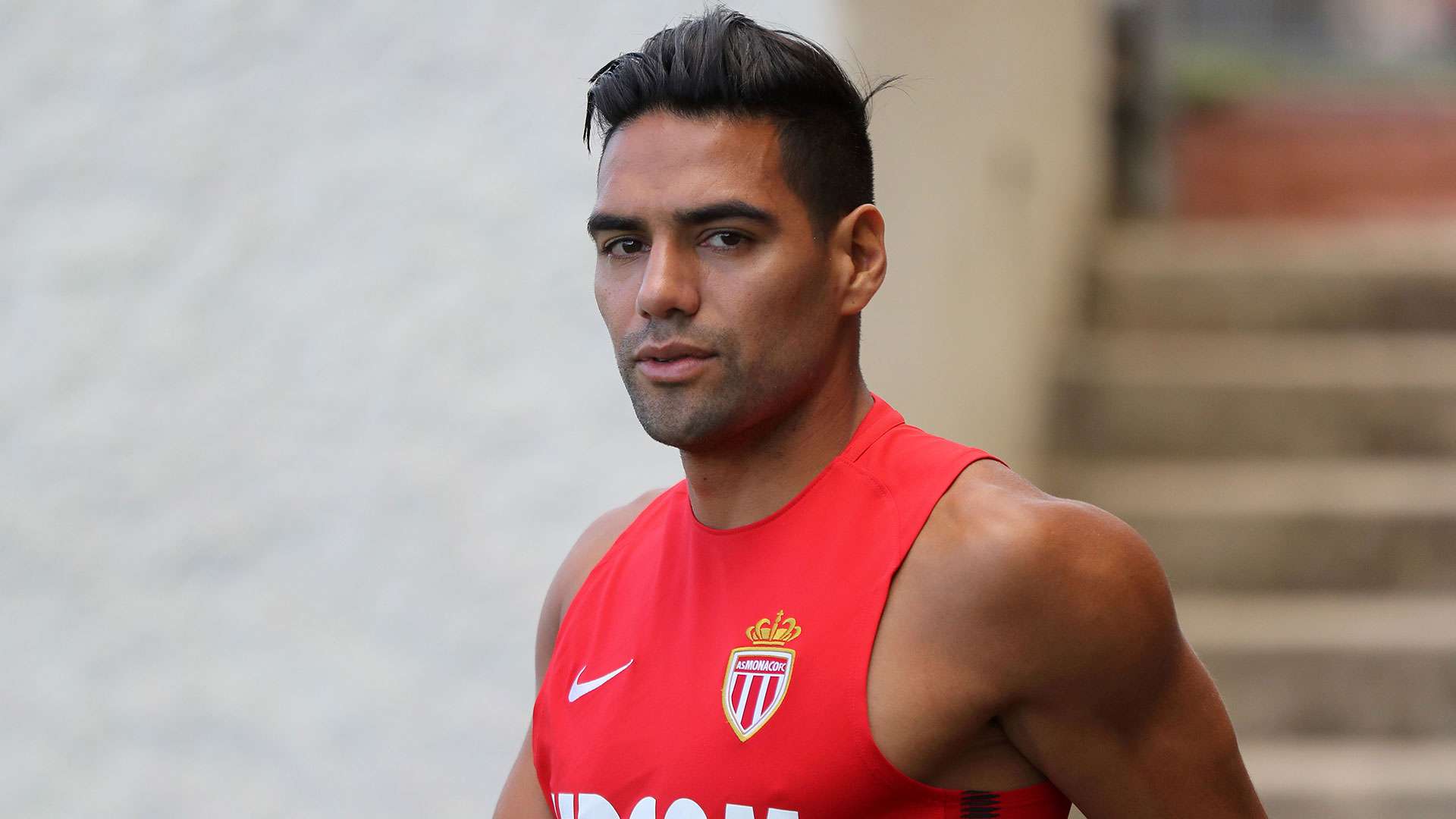 Radamel Falcao Monaco Training