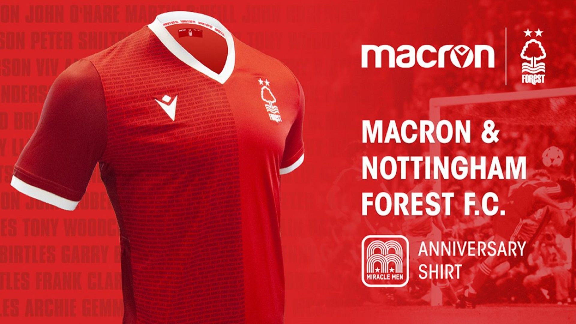 Nottingham Forest - European Cup 40th Anniversary Kit