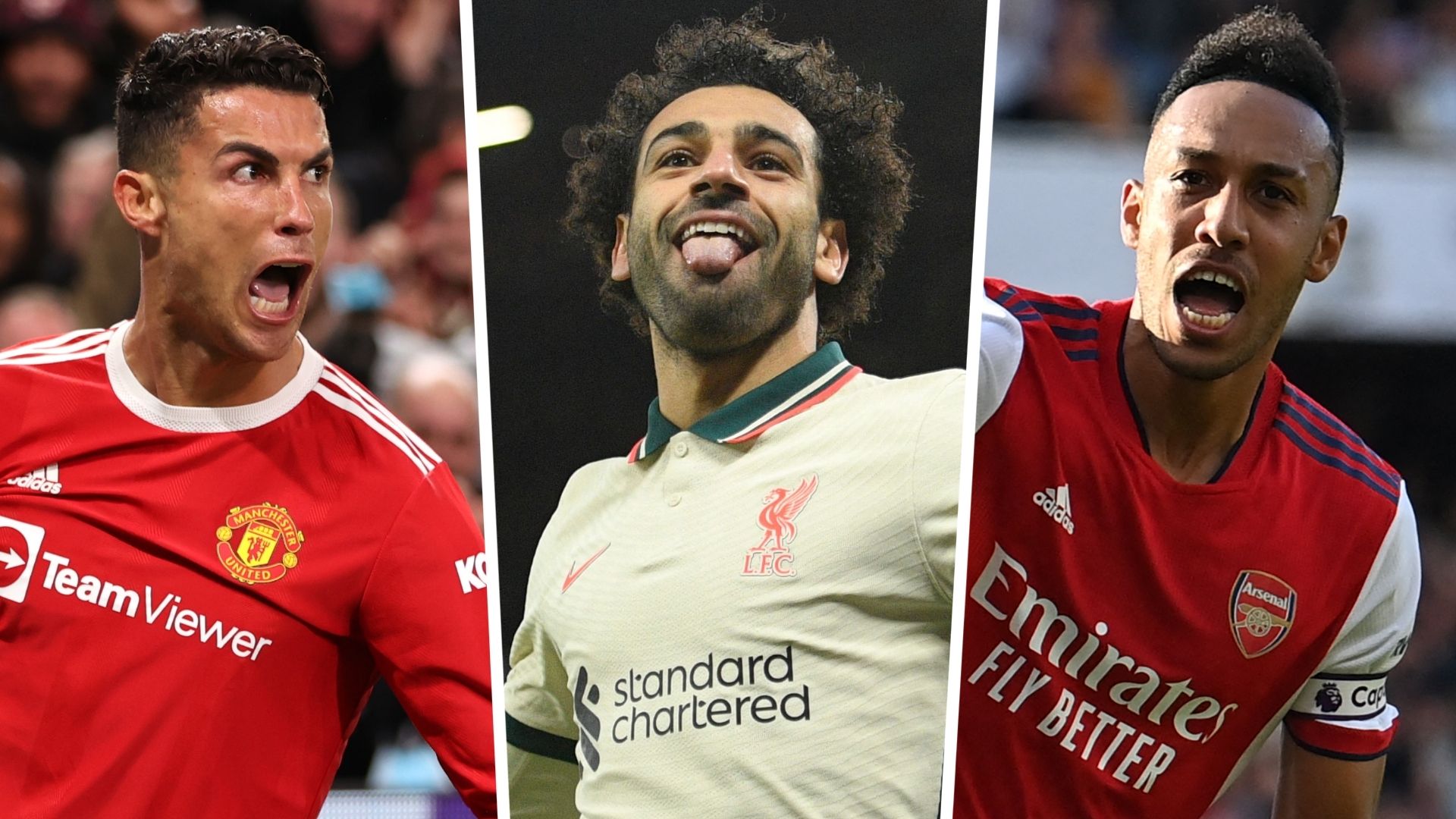 Cristiano Ronaldo Mohamed Salah Pierre-Emerick Aubameyang