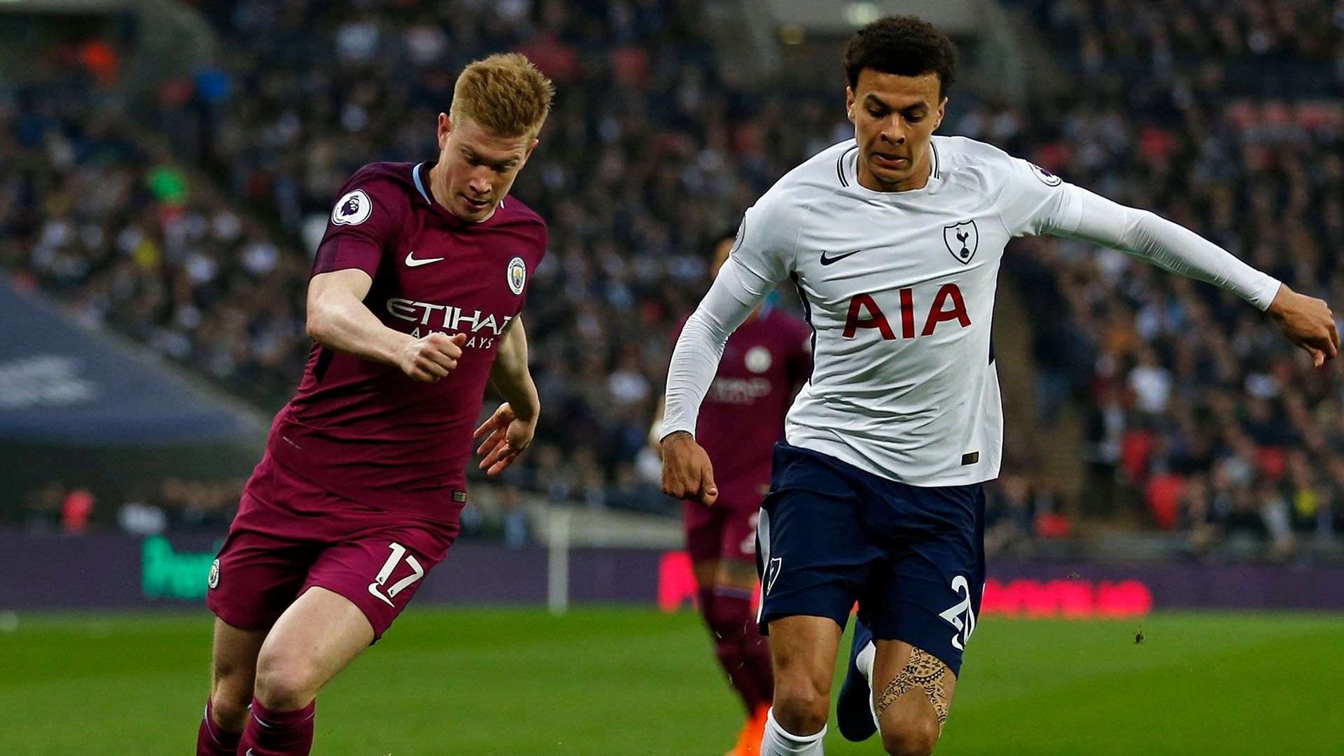 Kevin De Bruyne Dele Alli Tottenham Manchester City Premier League