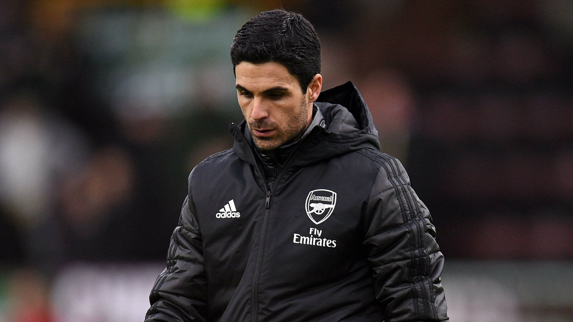 Mikel Arteta Burnley vs Arsenal 2019-20