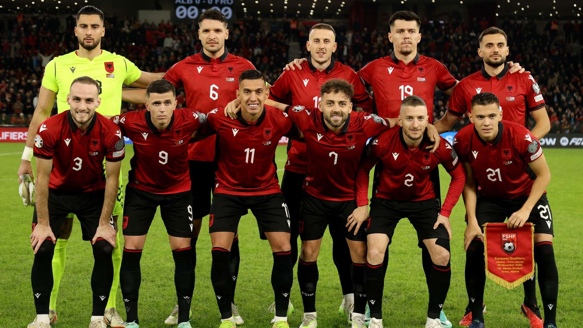 albania-team photo-20231120-EURO-2024-QUALIFIER-ALB-FRO