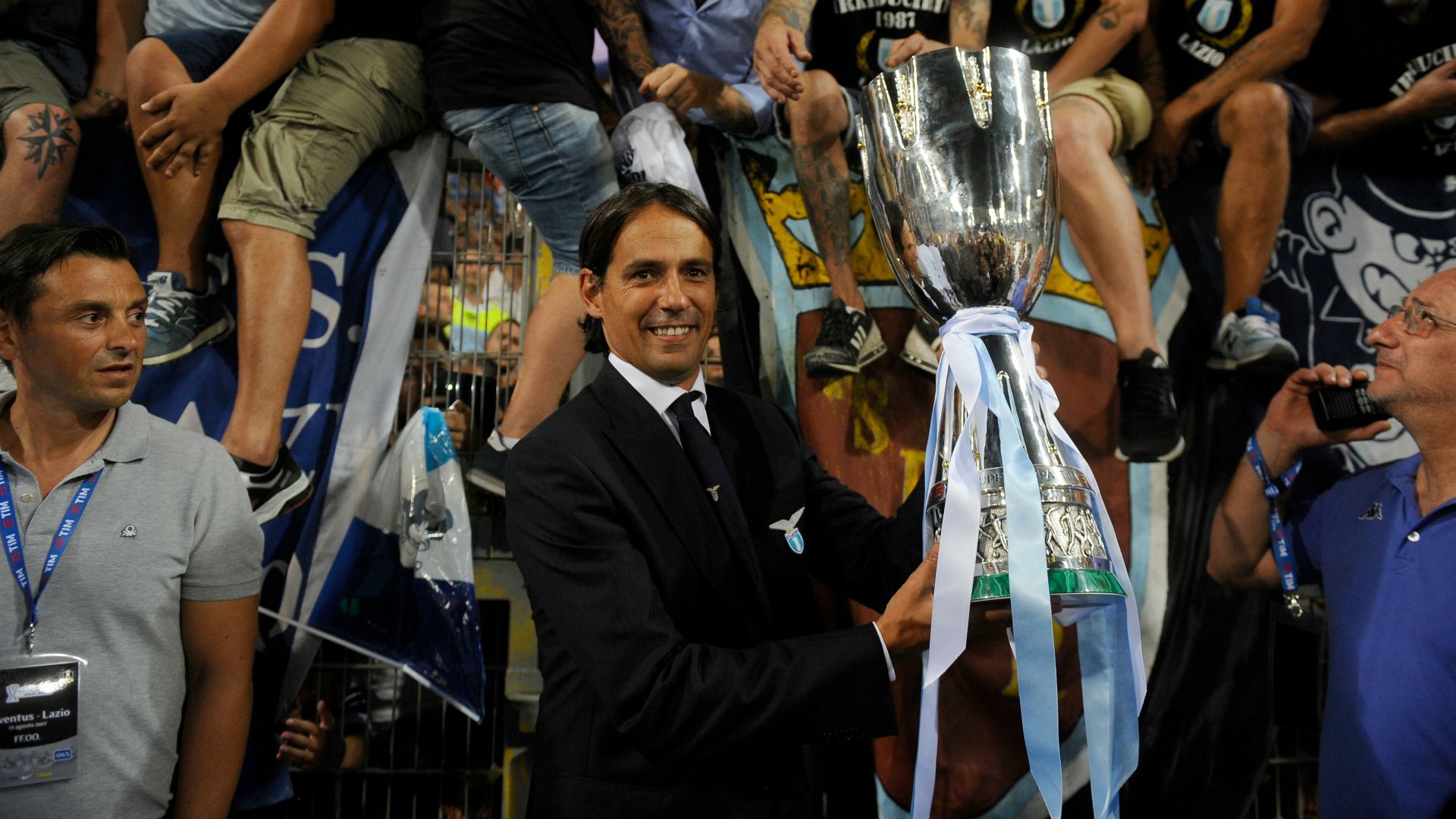Simone Inzaghi Lazio Super Cup 08132017