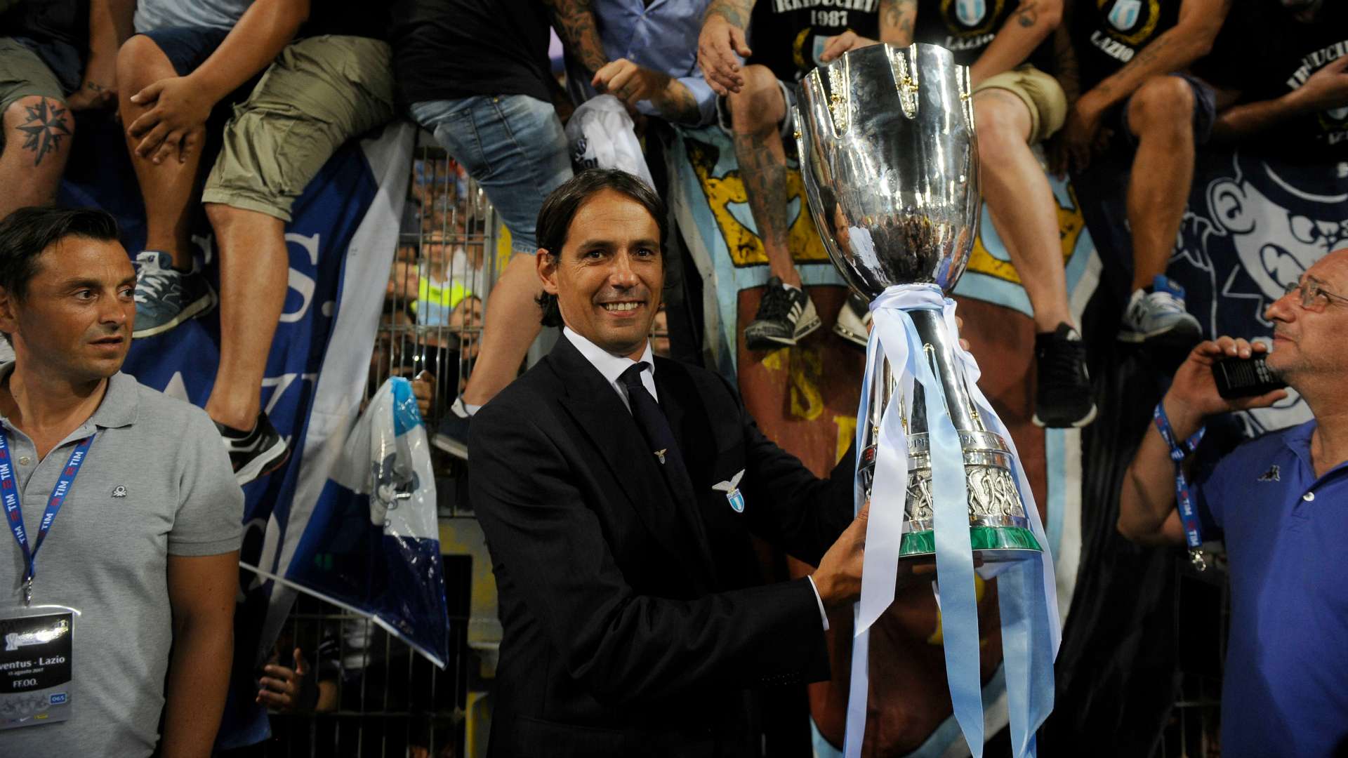 Simone Inzaghi Lazio Super Cup 08132017