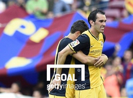 아틀레티코 마드리드 미드필더 코케(좌)와 수비수 디에고 고딘(우). 사진=게티이미지