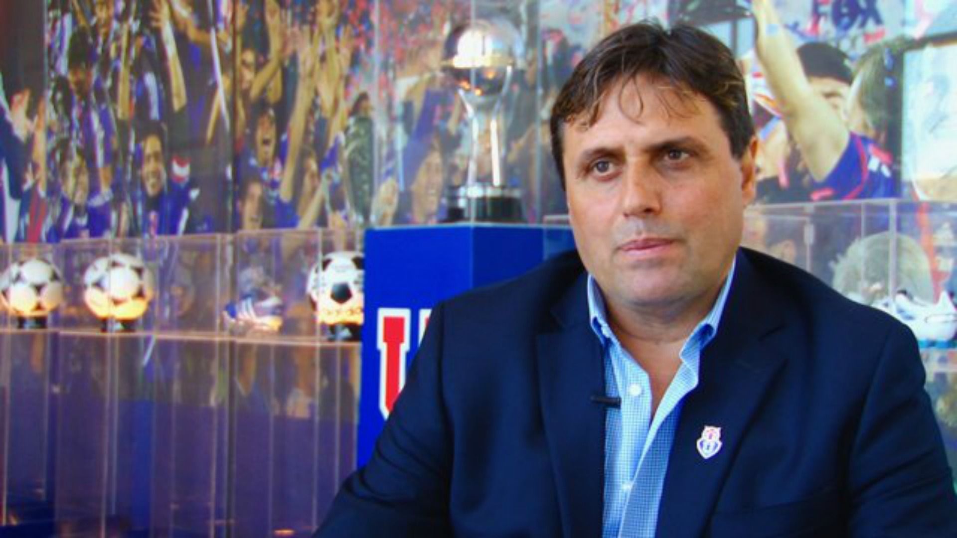 Ángel Guillermo Hoyos, primer día en Universidad de Chile