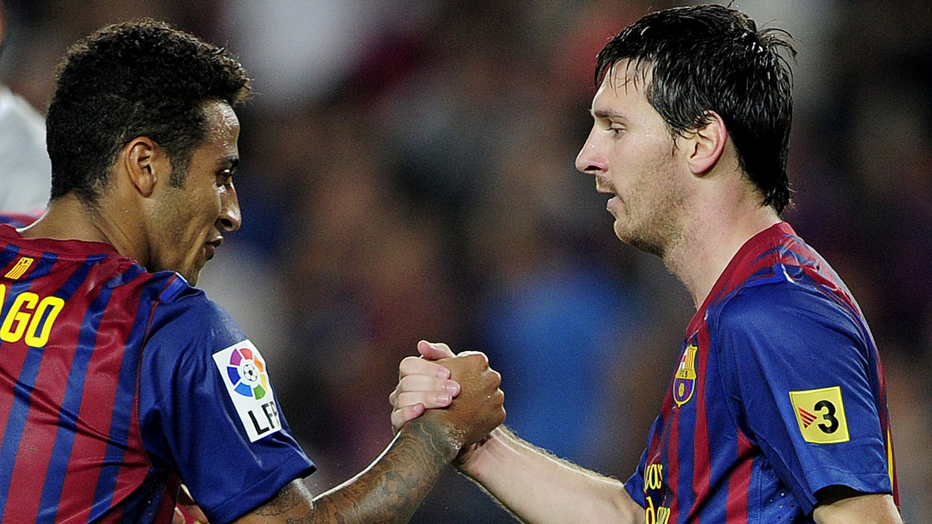Thiago Alcantara Lionel Messi Barcelona