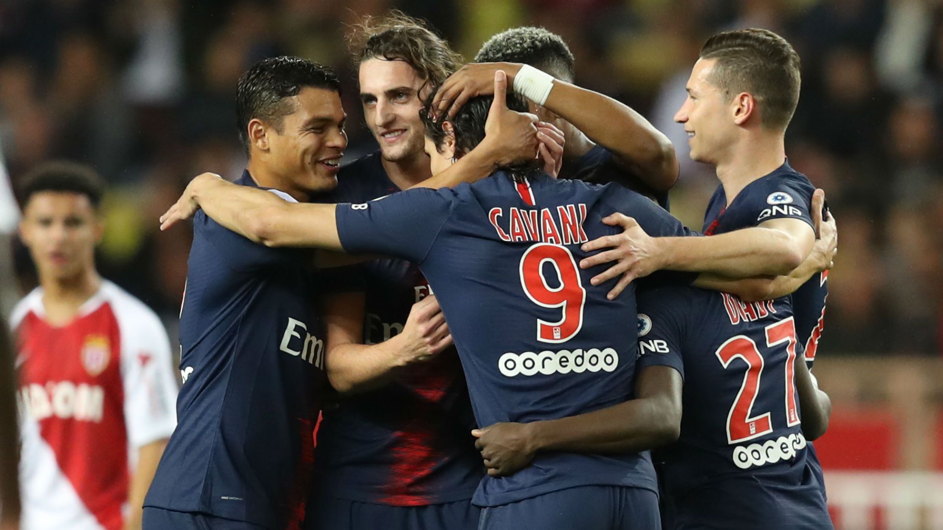 Edinson Cavani Monaco PSG Ligue 1 11112018