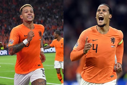 Memphis Depay & Virgil van Dijk