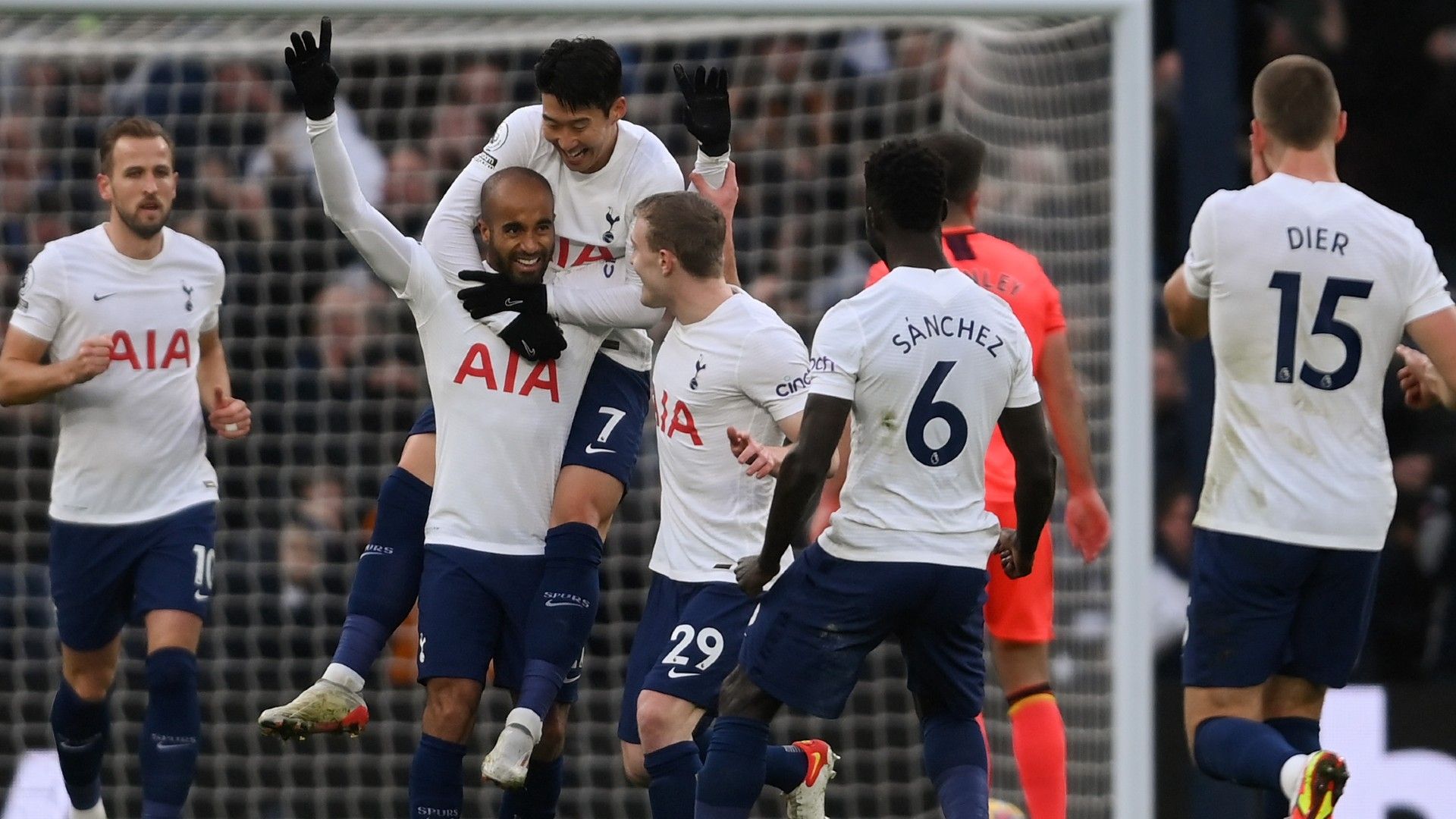 Lucas Moura Tottenham vs Norwich Premier League 2021-22