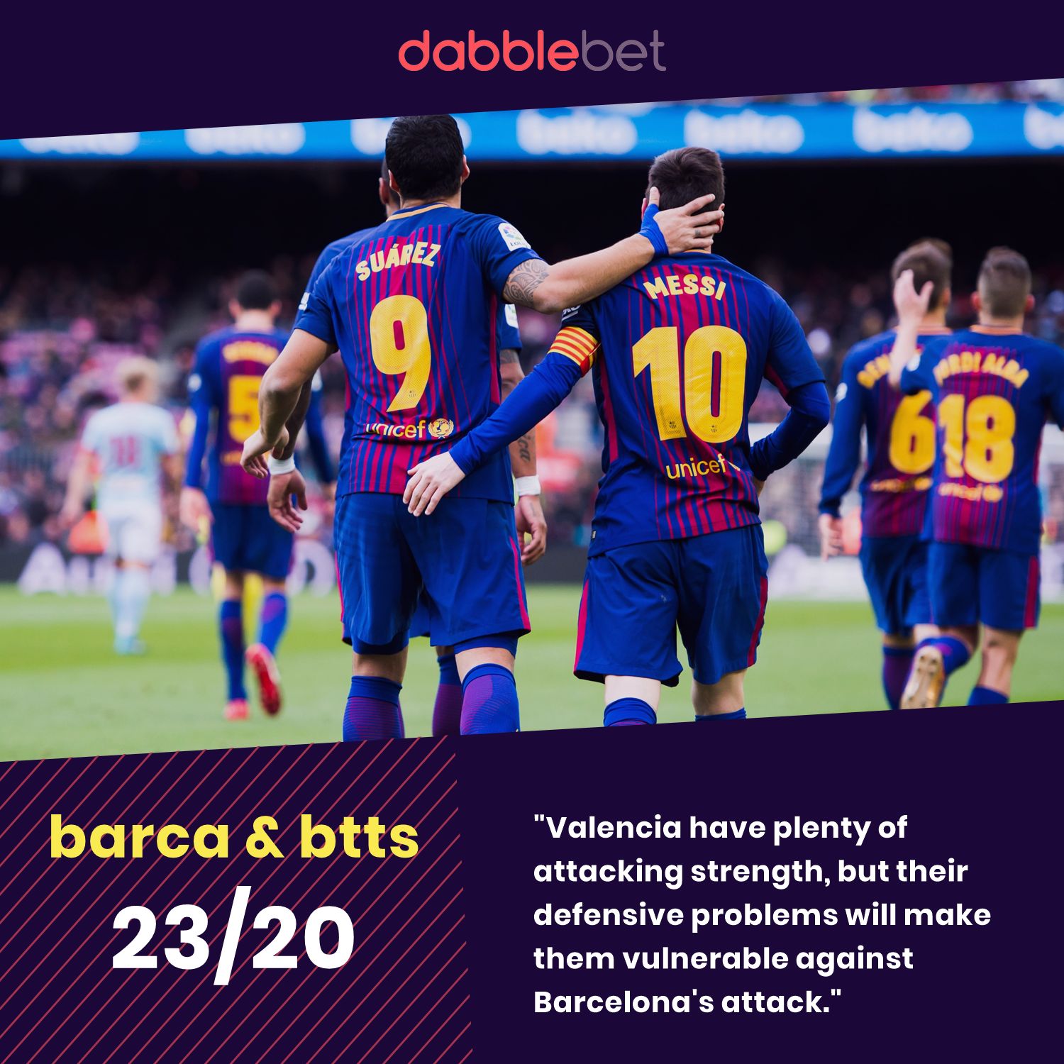 Barca Valencia graphic