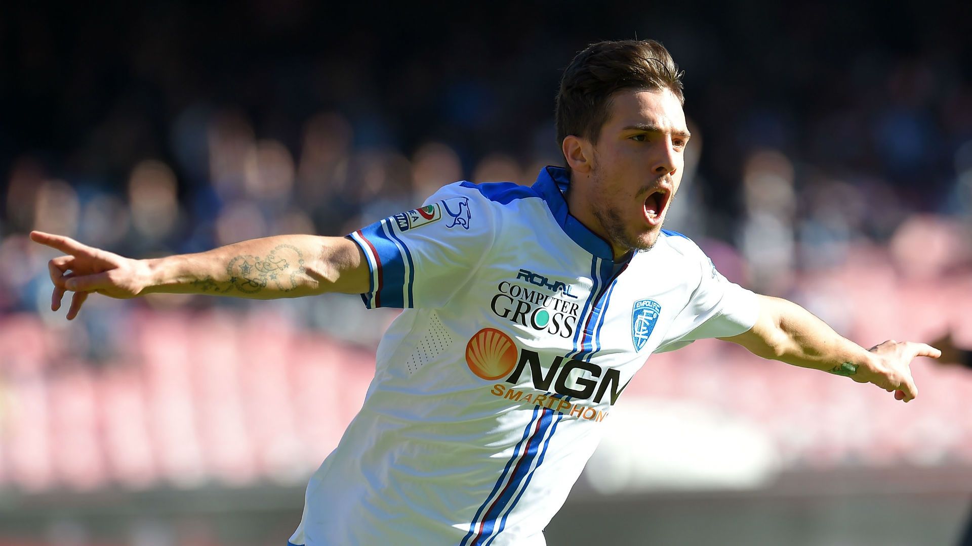 Simone Verdi SSC Neapel FC Empoli Serie A 07122014